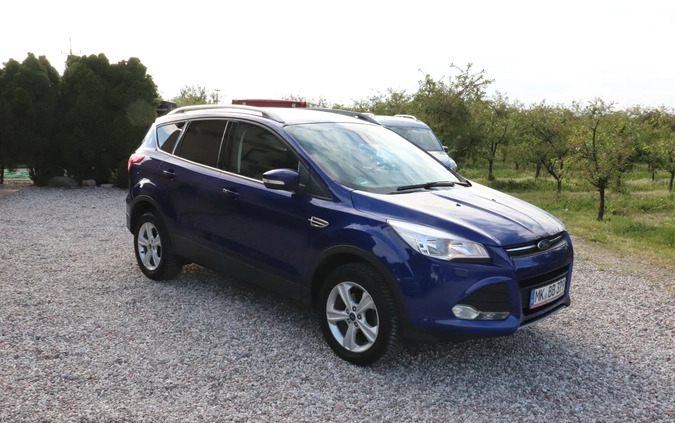 Ford Kuga cena 54950 przebieg: 126452, rok produkcji 2016 z Trzcianka małe 301